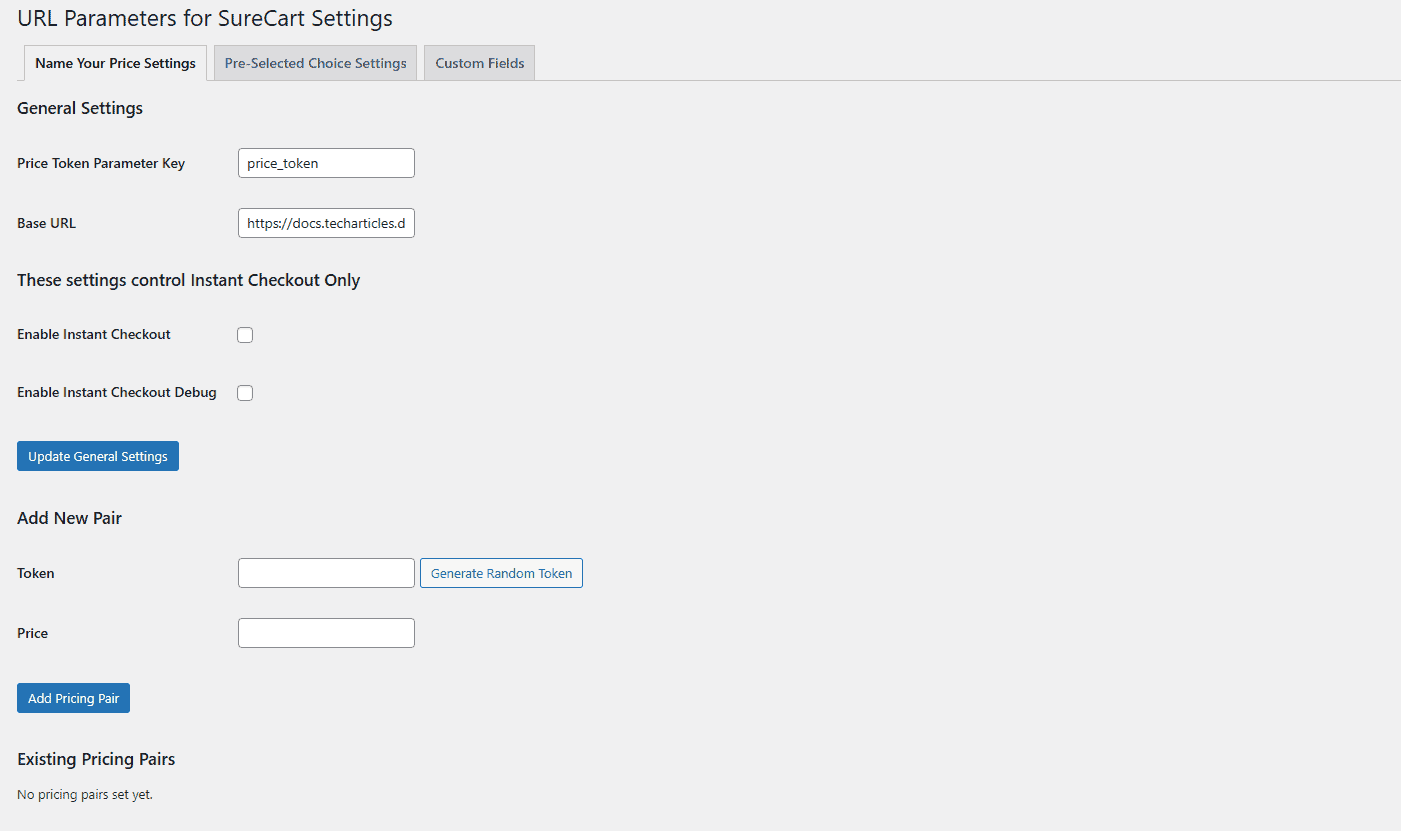 Url Paramaters Surecart Dashboard 1