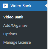 Video Bank Menu 1